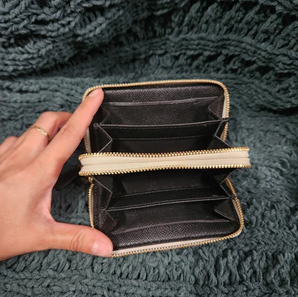 Coach Wild Flower Double Zip Coin Purse - Picture 6 of 11